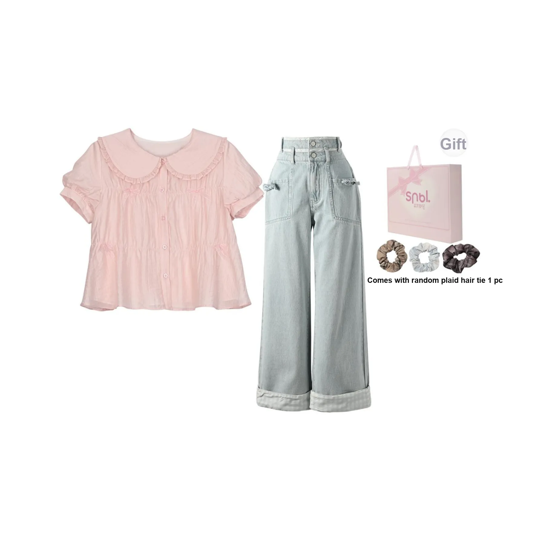 Snbl Брюки + Рубашка Женские Повседневные Костюмы