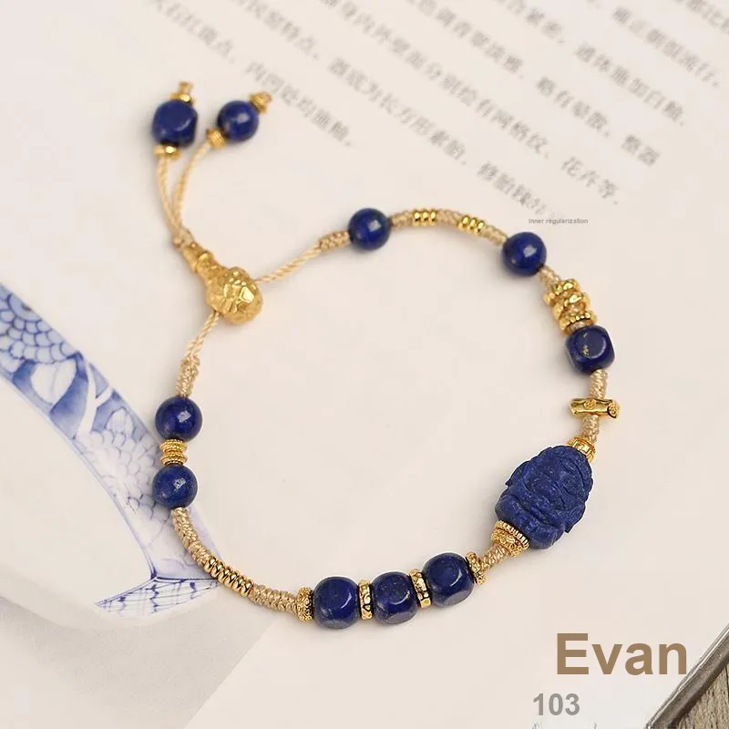 Princess Cui Lapis Lazuli Bracelets Unisex-3