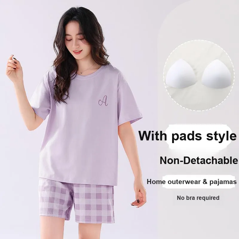 OUSHIBO Pajama Set Women's Image Color-3