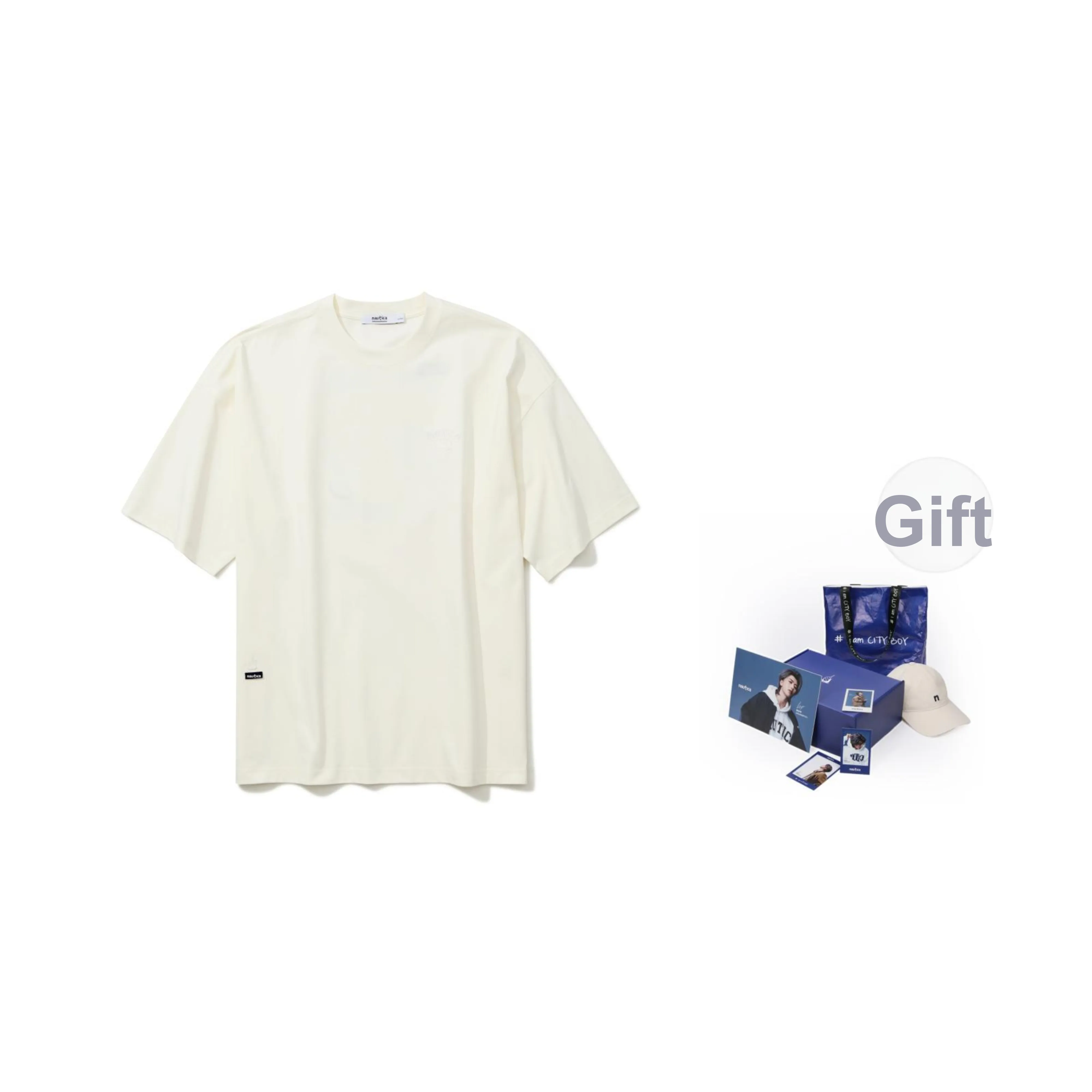 Nautica White Sail T-Shirt Мужская