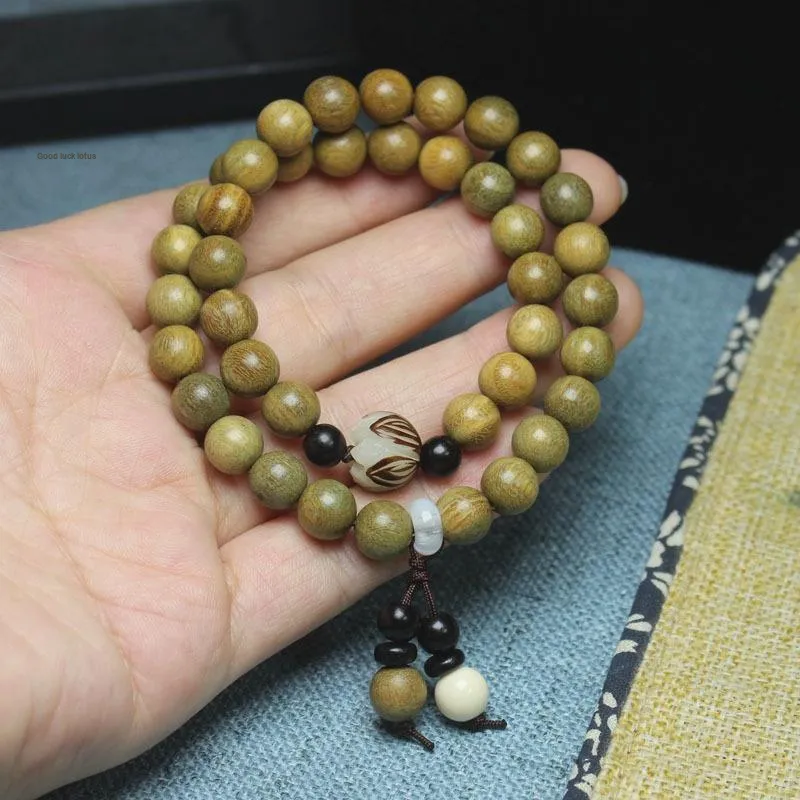 YUGONGYUAN Green Sandalwood Bracelets Unisex-1
