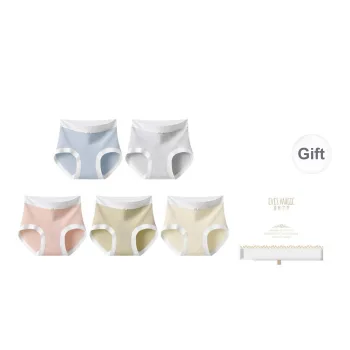 XIA.WA.ZHI.XIU Underpants Women's Shopping Bag 5 Pack