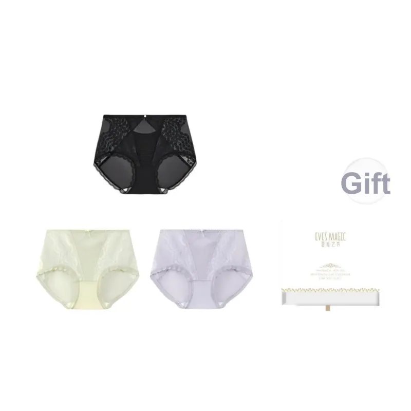 XIA.WA.ZHI.XIU Underpants Women's Shopping Bag 3 Pack-24