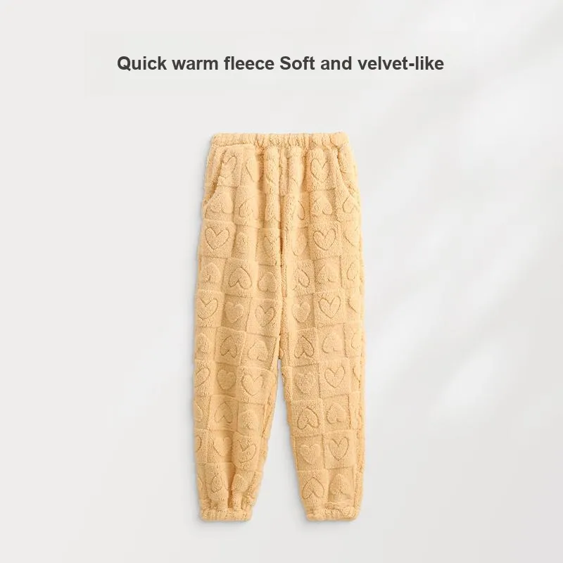 FENTENG Pajama Pants Women's Lemon-1