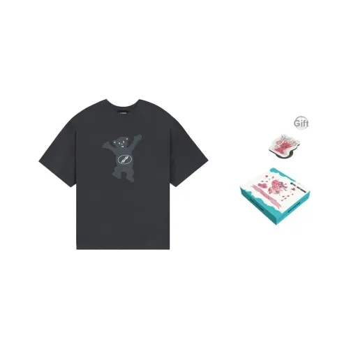 WE11DONE T-Shirt Унисекс Угольный Серый