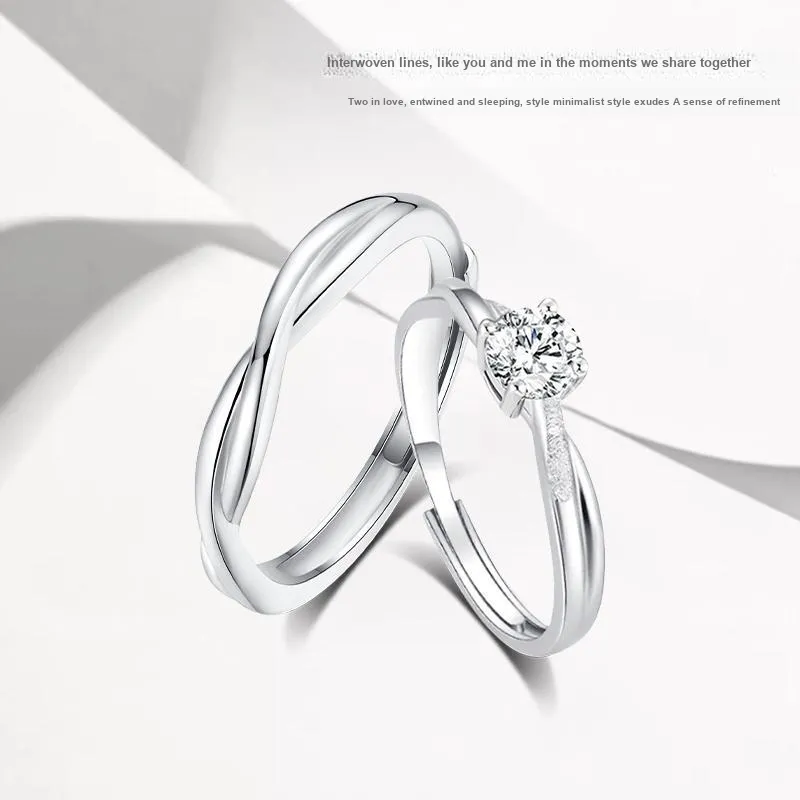 NVBBK Sterling Silver Rings Unisex-1