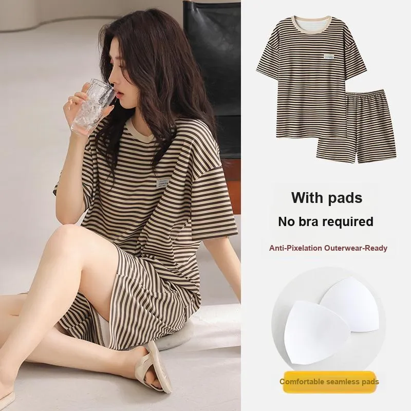 Maultiay Pajama Set Women's Khaki-6