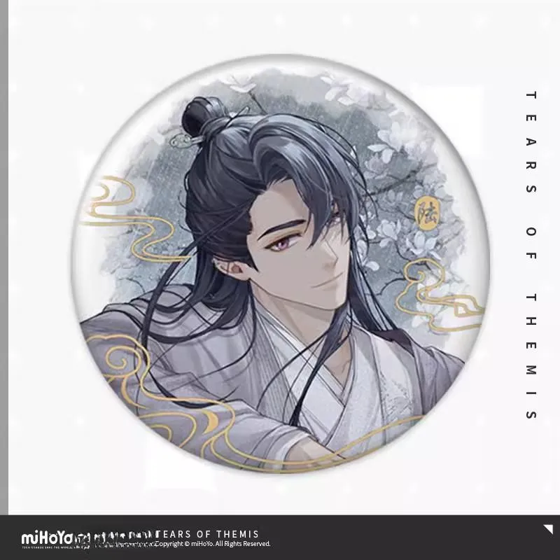 MIHOYO Tears Of Themis 'with You Listening To Treasures' Collection Tinplate Badge IP Merch-4