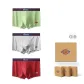 [3 Pack]Light Green+Light Heather Gray+Red