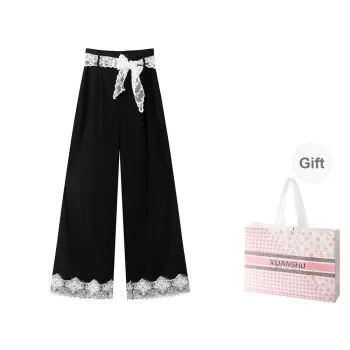 XUANSHU Casual Pants Women's Black
