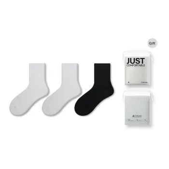 FIRS Mid Calf Socks Men's Shopping Bag 3 Pack