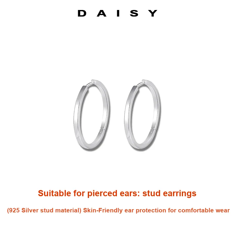 Daisy Dream 925 Sterling Silver/Copper Earrings Unisex-2