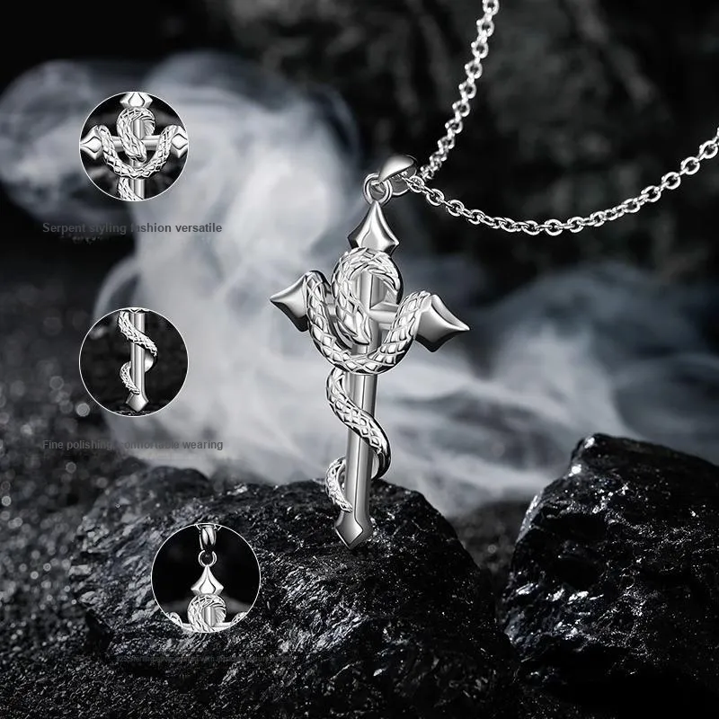 Hurry That Year S925 Silver Necklaces Men's-1