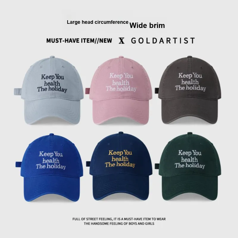 Gold Artist Cotton Baseball Caps Unisex-9