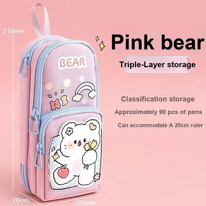 XIAOKOUTU Pencil Case Large Capacity Pencil Case/pencil Box-1
