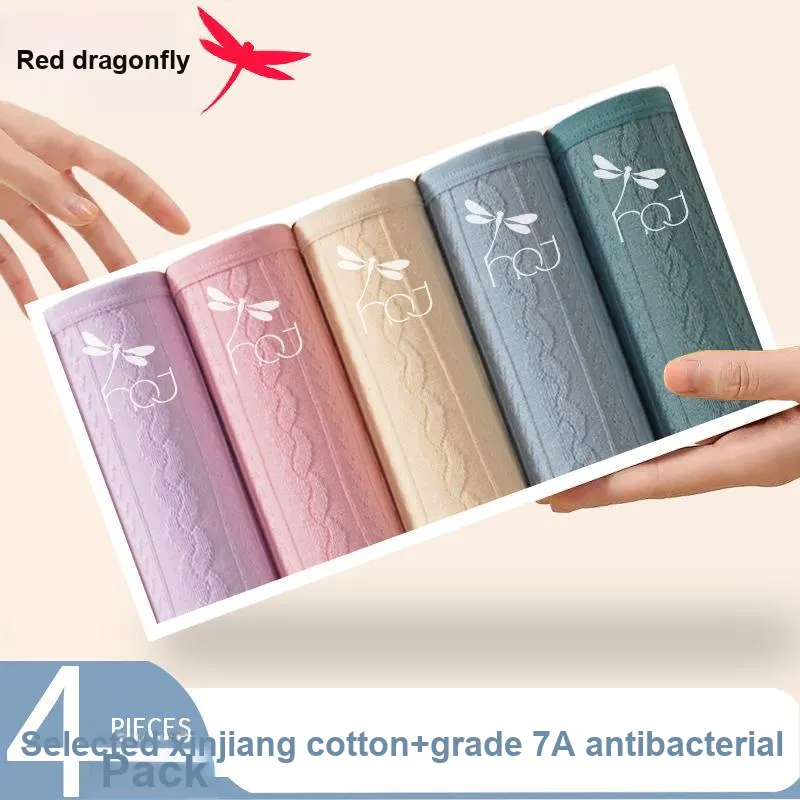 RED DRAGONFLY Underpants Women's Gift Box Set Of 4-1