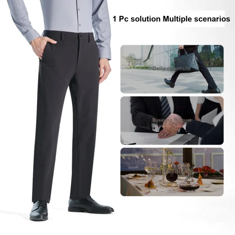 LESS IS MORE Casual Pants Men's Black-5