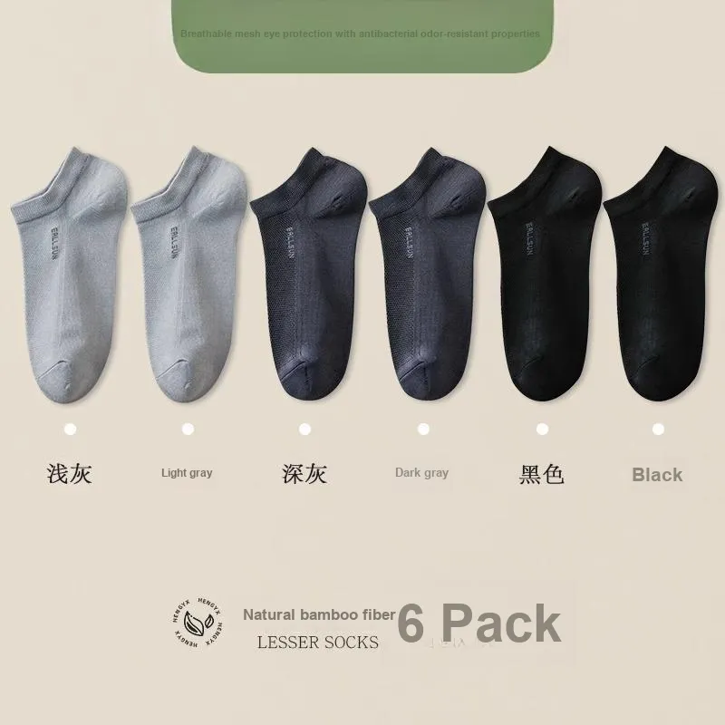 H YXIANG Ankle Socks Unisex 6 Pack-1