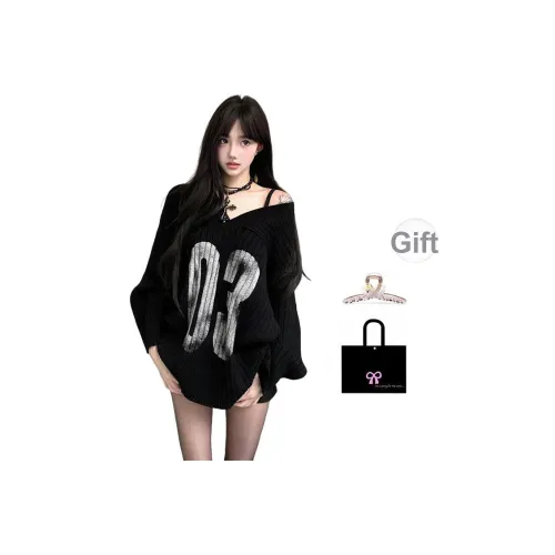 Aimilian Черные Женские Свитера