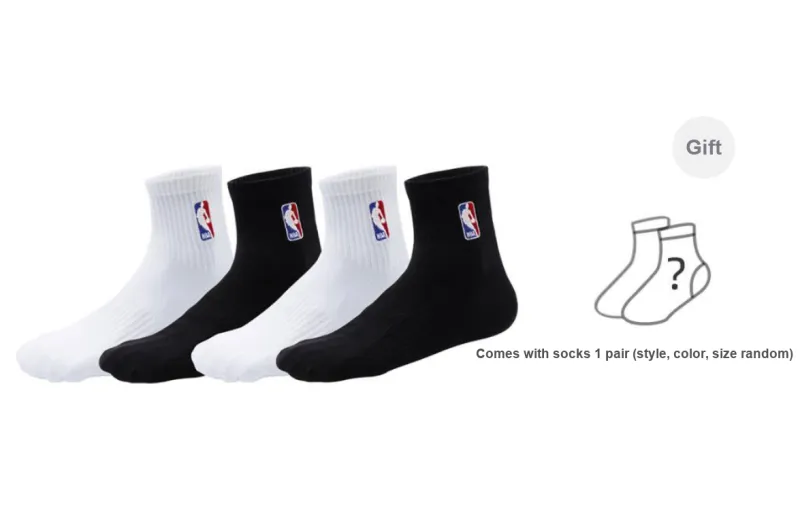 NBA Basketball Socks Unisex 4 Pack-8