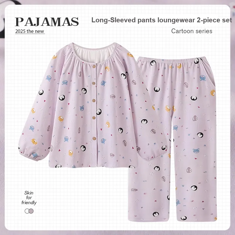O'MESIK Pajama Set Women's Purple-1