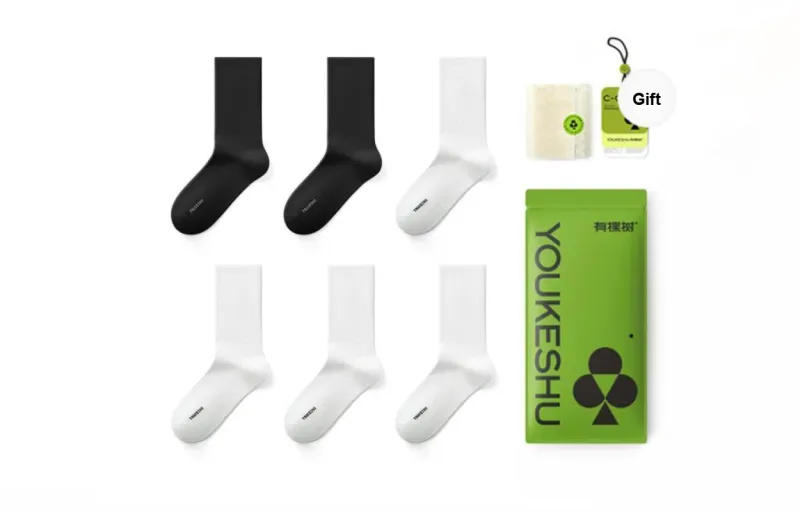 YOUKESHU Unisex Mid Calf Socks-15