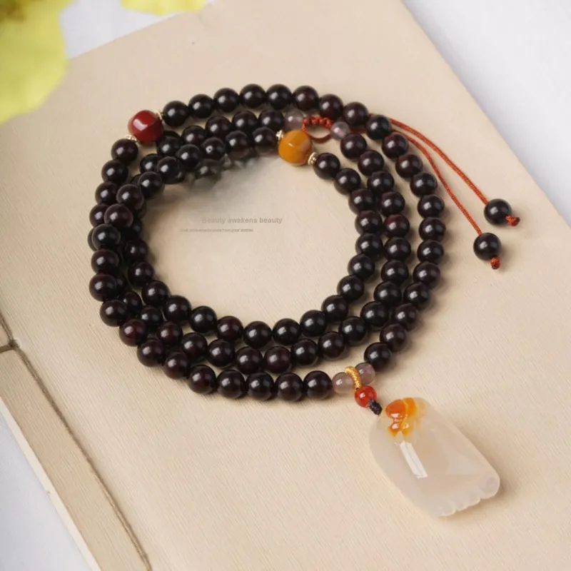 FANGYUANXIAOFU Rosewood Bracelets Unisex-1