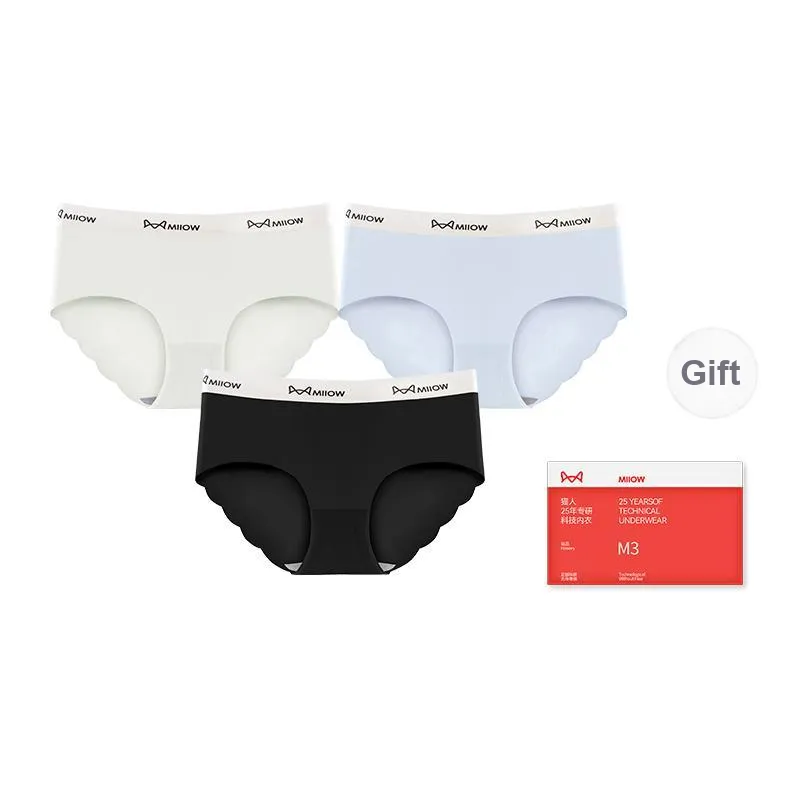MIIOW Underpants Women's Shopping Bag 3 Pack-9