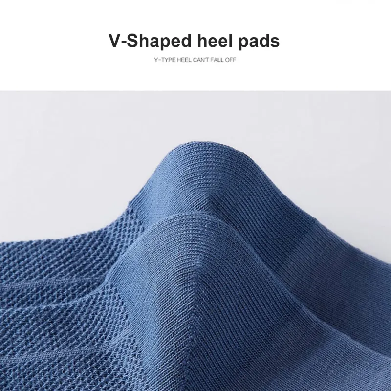 H YXIANG Mid Calf Socks Men's 6 Pack-9