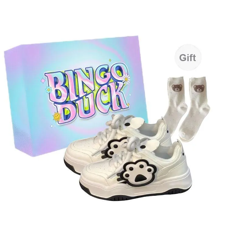 BINGO DUCK Skateboard Shoes Women's-16