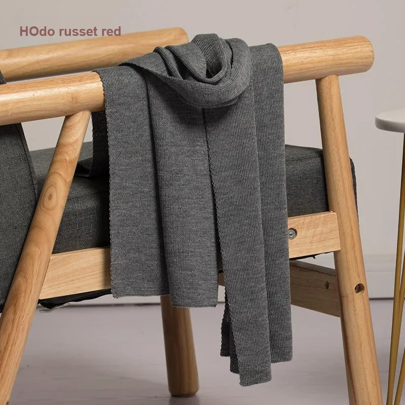 Red Bean Wool Knit Scarves Women's-12