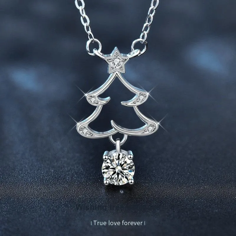 Andaozi S925 Silver Necklaces Women's-1