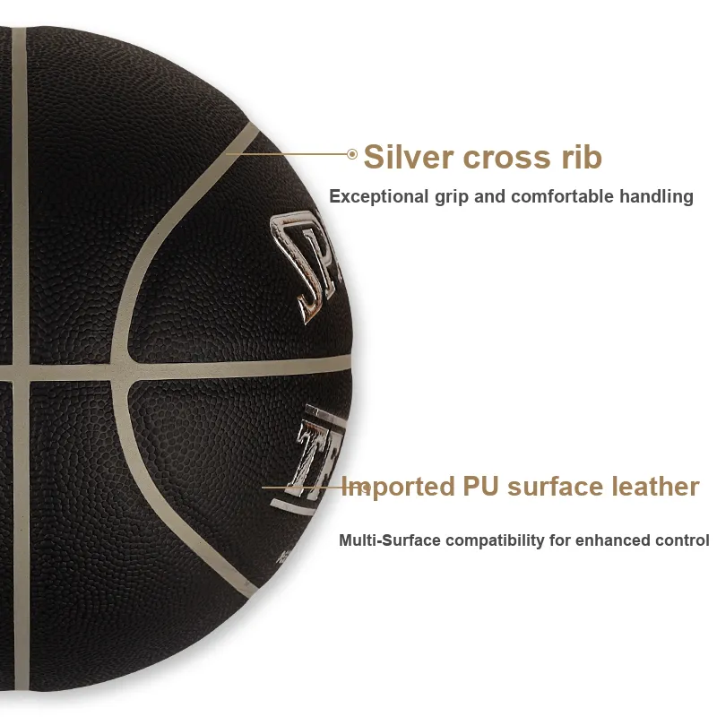 SPALDING TF Collection TF 1000 74 520Y PU Elite Quality Basketball Black Size 7 Training Match Unisex-2