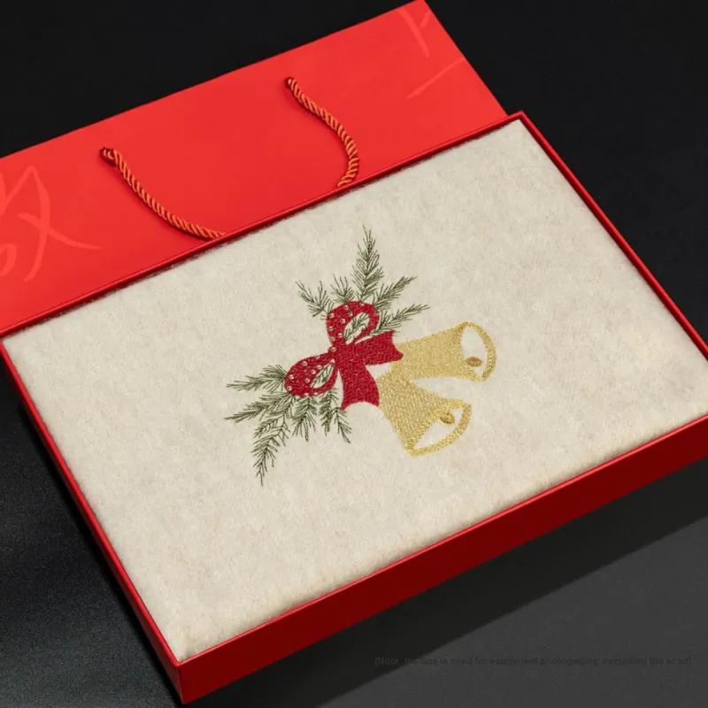 Shanghai Story 100% Sheep Wool Knit Scarves Unisex Peaceful Tree Bell 6 Colors Available-20