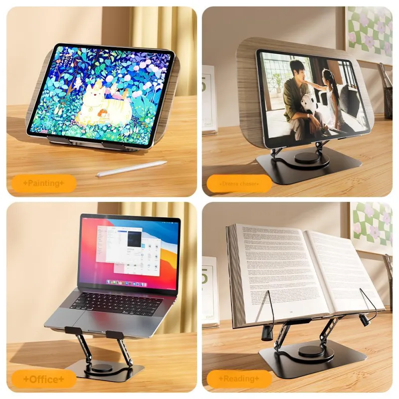 Magic Multiplier Tablet Stands Multifunctional Reading Desk For Students, Musical Score Wooden Flat Study Desk-13