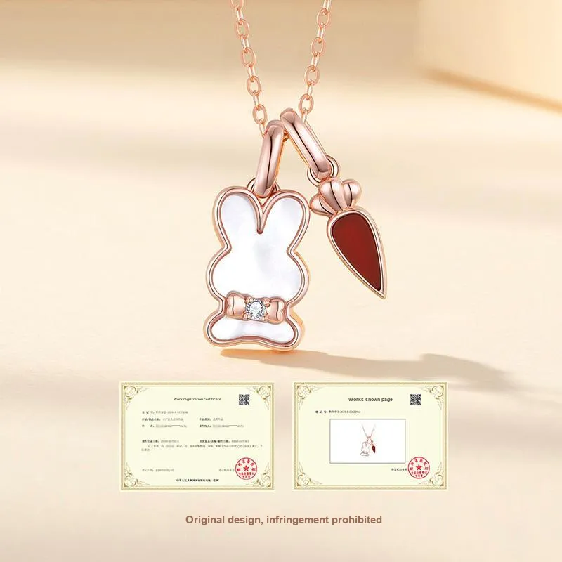 Schloney 925 Sterling Silver Necklaces Women's-3