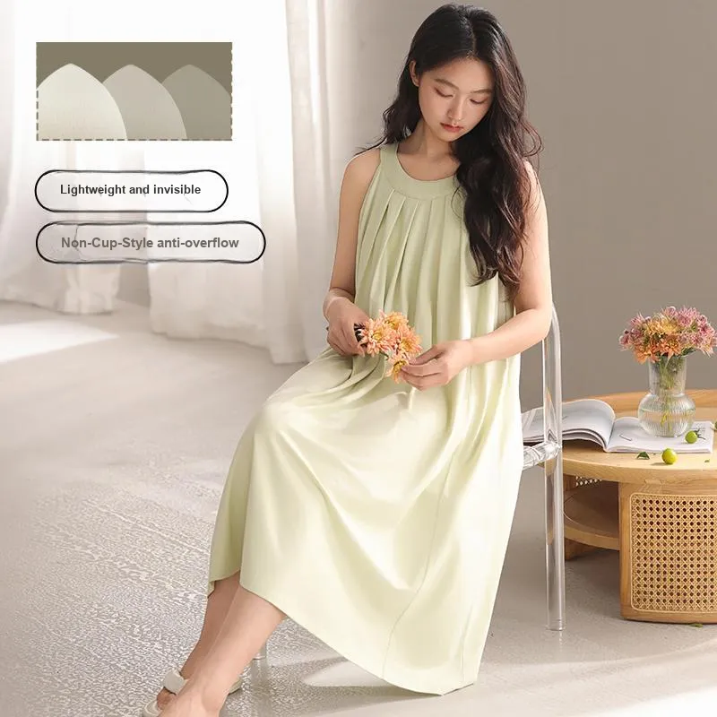 White Ran Women's Nightgowns-19