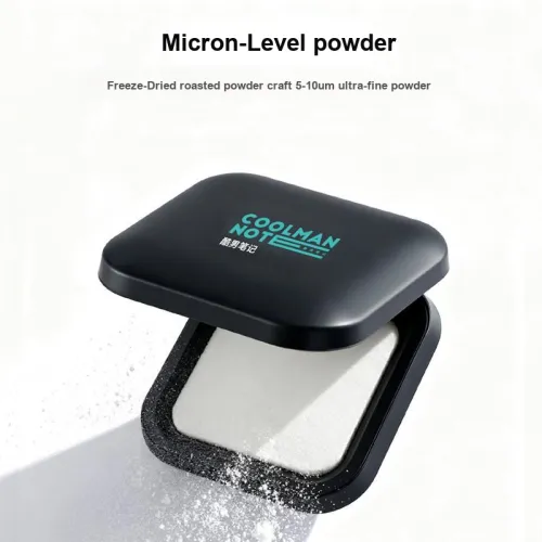 Cool Man Notes Светлый And Бесшовный Контроль Жирности Пудра Нелипкая Фиксирующая Длинное Срок Срок Сглаживание 8г