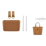 (Recommendation) Brown Felt Liner+1 Pair Abrasion-Resistant Buckle[Includes 2 Metal Protective Rings]