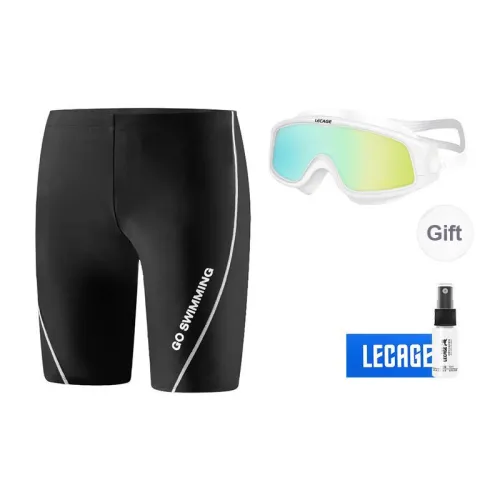 LECAGE Swimming Sets Polyester Elastane Men's