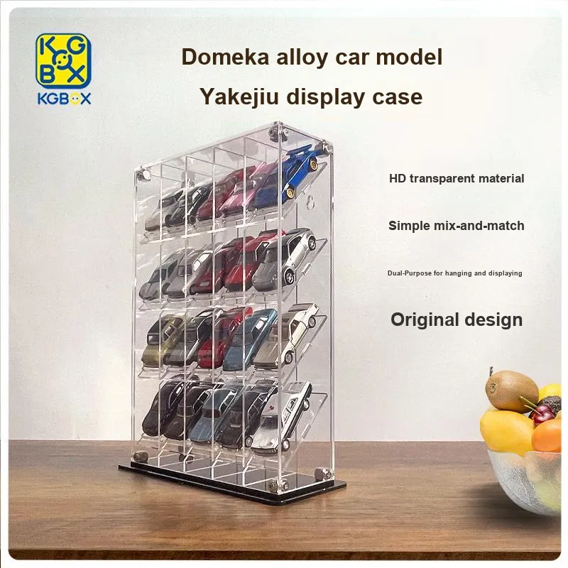 KGBOX For Small Car Hobby Model Storage Box Tomy Alloy Hot Wheels Model Accessories-1