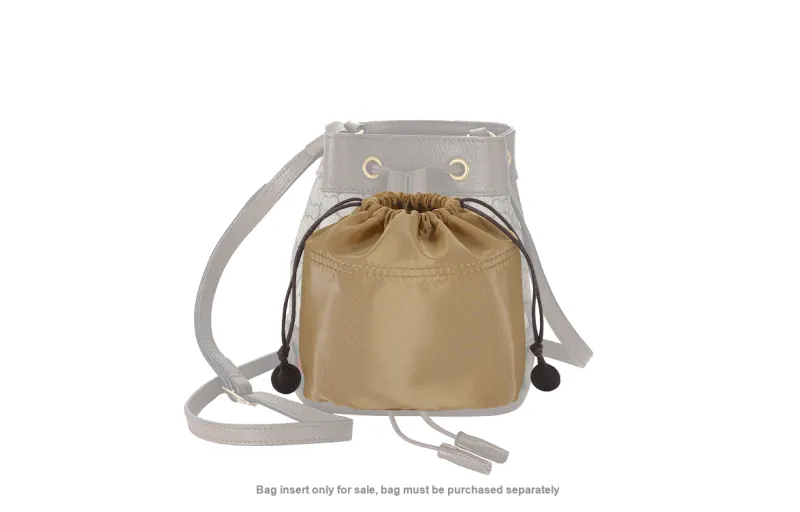 Lan Bao Fan Nylon Bag Accessory, Bucket Bag Insert Lining, Bag Support Strap Unisex Khaki-2