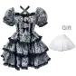 Blue Single Dress (No Accessories)+Petticoat