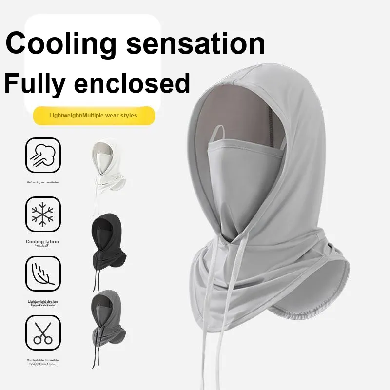 NANJIREN Ice Silk Thin Sun Protection Masks Unisex-1