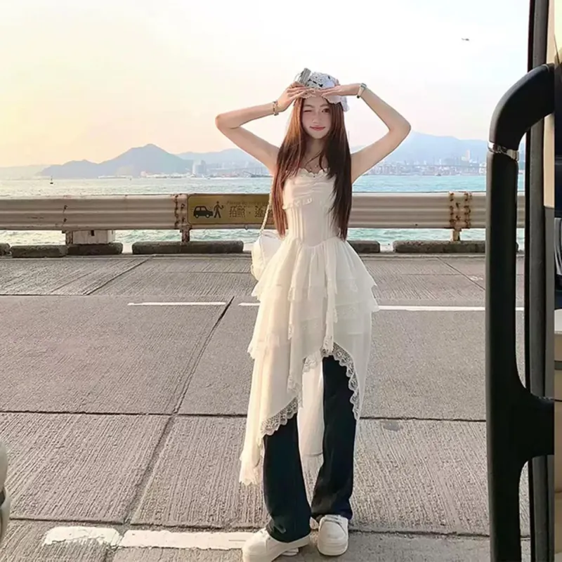 Qiuerle Slip Dresses Women's-12