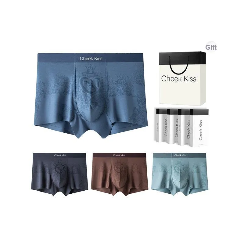 Cheekkiss Underpants Men's 7A Antibacterial Breathable Seamless Briefs HQ 4