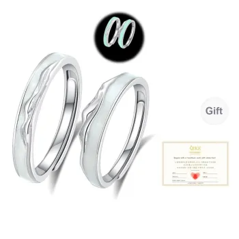 SEVEN COOK 925 Sterling Silver Rings Unisex Gift Box Set