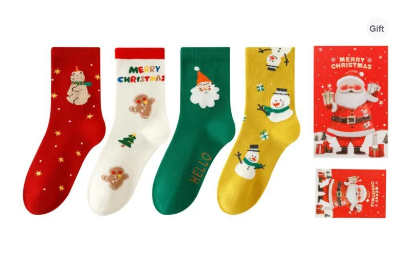 Caramella Socks Gift Box Unisex 4 Pack-0