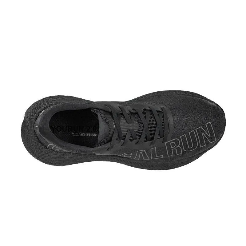 R2 REALRUN Running Shoes Unisex Low Top Night Black-3