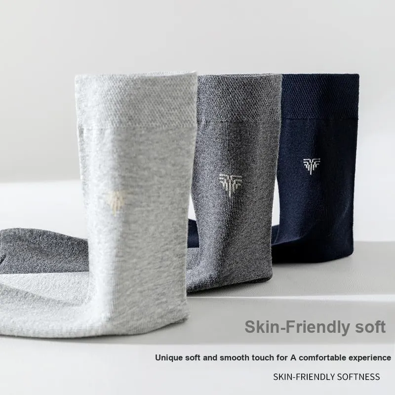 MIIOW Mid Calf Socks Unisex 4 Pack-2